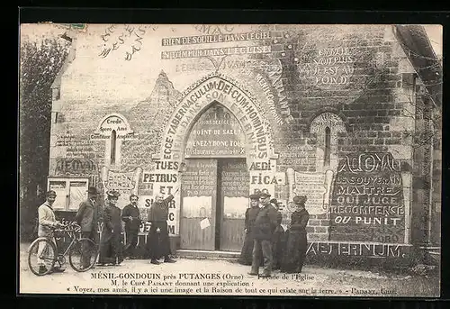 AK Ménil-Gondouin, Facade de l`Eglise