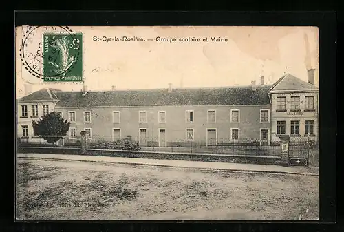 AK St-Cyr-la-Rosière, Groupe scolaire et Mairie