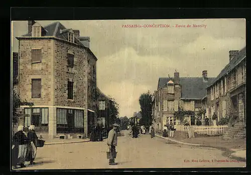 AK Passais-la-Conception, Route de Mantilly