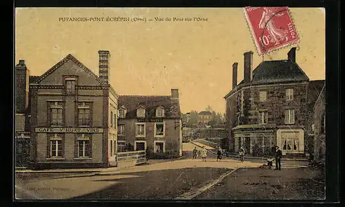 AK Putanges-Pont-Écrépin, Vue du Pont sur l`Orne