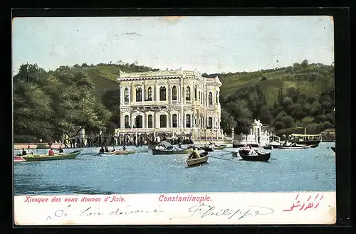 AK Constantinople, Kiosque des eaux douces d`Asie