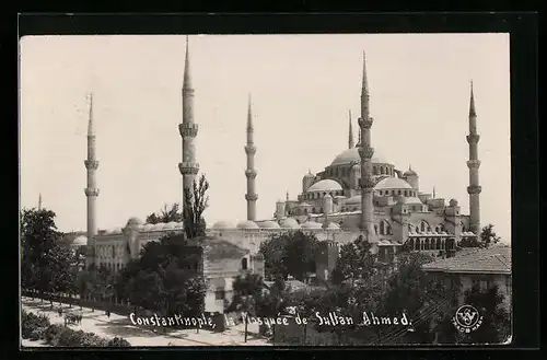 AK Constantinople, La Mosquee de Sultan Ahmed