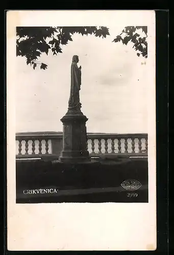 AK Crikvenica, Blick auf Monument