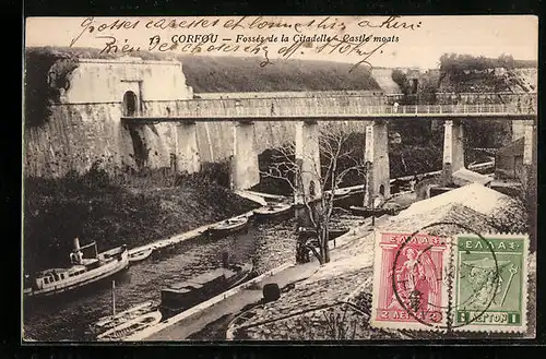 AK Corfou, Fosses de la Citadelle-Castelle moats