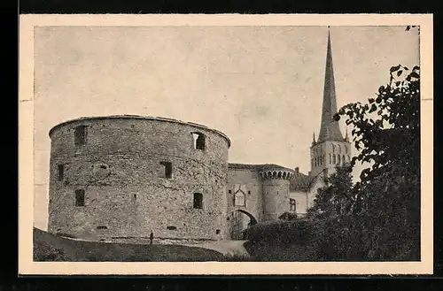 AK Reval, Die dicke Margarethe und Olaikirche