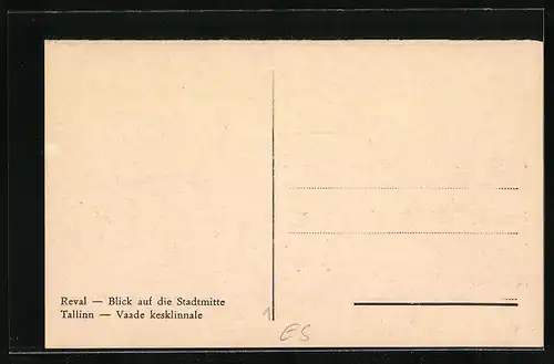 AK Reval, Blick auf Stadtmitte