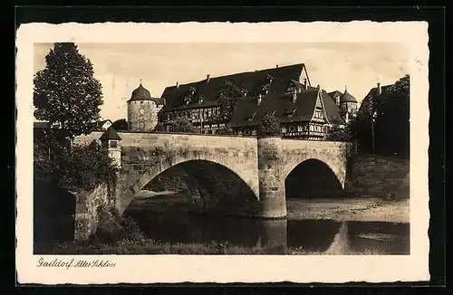 AK Gaildorf, Altes Schloss und Flussbrücke