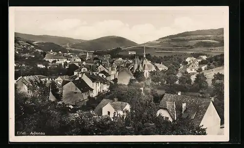 AK Adenau / Eifel, Totale aus der Vogelschau