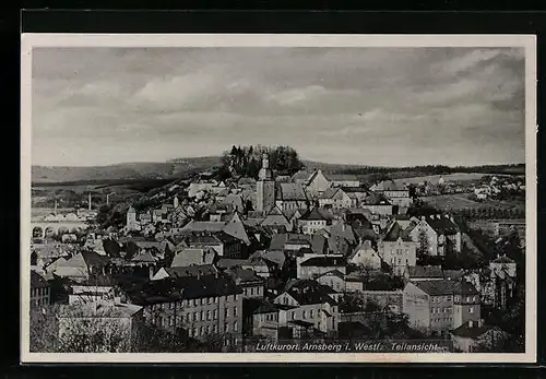 AK Arnsberg i. W., Teilansicht aus der Vogelschau