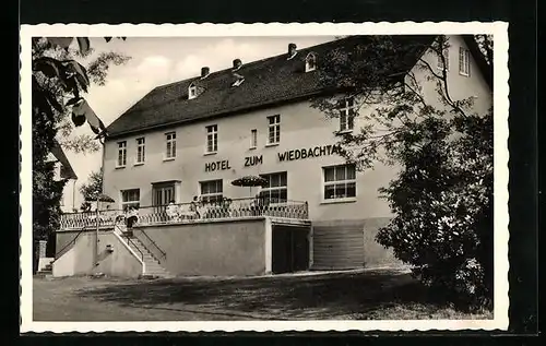 AK Döttesfeld / Westerwald, Hotel zum Wiedbachtal