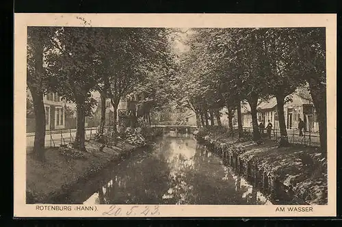 AK Rotenburg / Hann., am Wasser