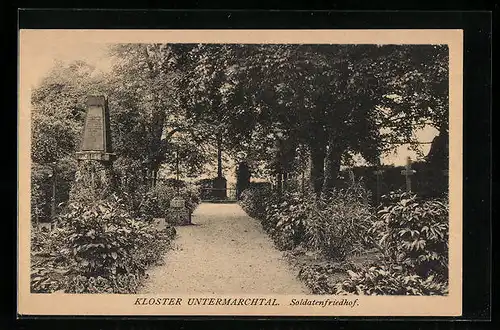AK Untermarchtal, Soldatenfriedhof