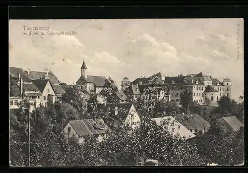 AK Tettnang, Schloss mit Georgskapelle