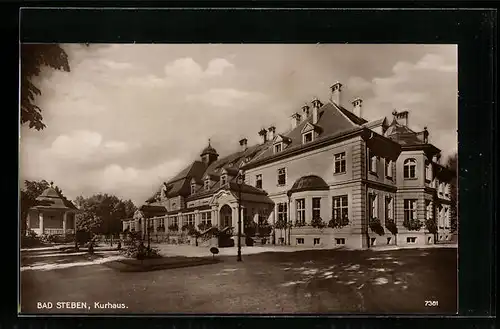 AK Bad Steben, am Kurhaus