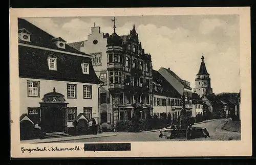 AK Gengenbach / Schwarzwald, Strasse