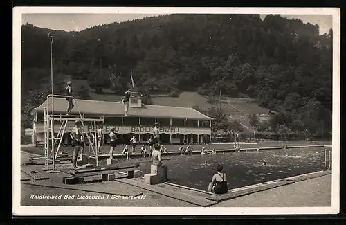 AK Bad Liebenzell i. Schwarzwald, Waldfreibad