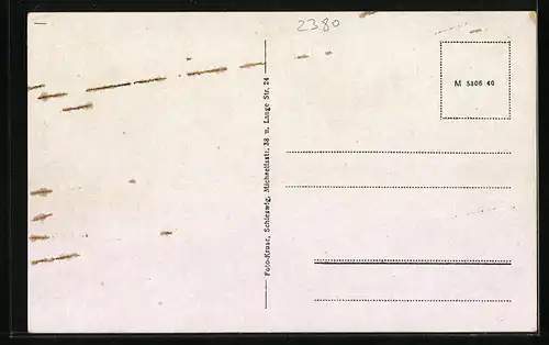 AK Schleswig, Gesamtansicht, Flugzeuge am Himmel