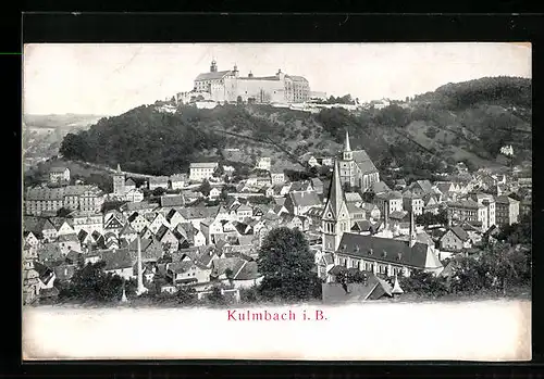 AK Kulmbach i. B., Totale mit Schloss