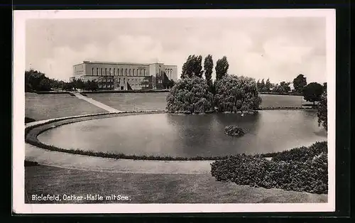 AK Bielefeld, Oetker-Halle mit See