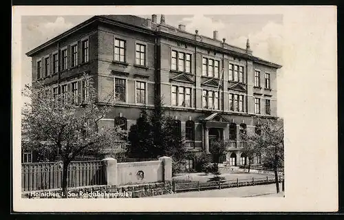 AK Hainichen i. Sa., Reichsbahnschule