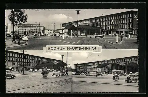 AK Bochum, Hauptbahnhof, Mehrfachansichten