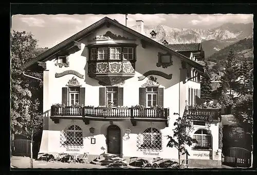 AK Garmisch, Hotel-Pension Ohlsenhof