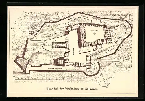 AK Kulmbach, Grundriss der Blassenburg