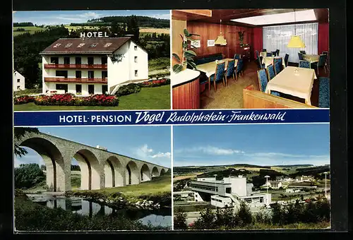 AK Rudolphstein /Frankenwald, Hotel-Pension Vogel