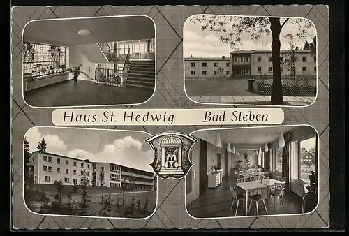 AK Bad Steben, Innenansicht Müttergenesungsheim Haus St. Hedwig