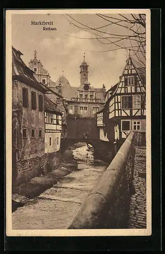 AK Marktbreit, Idylle am Rathaus