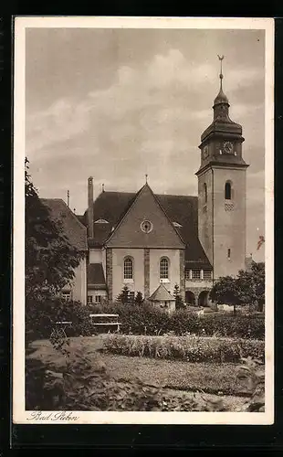 AK Bad Steben, an der Kirche