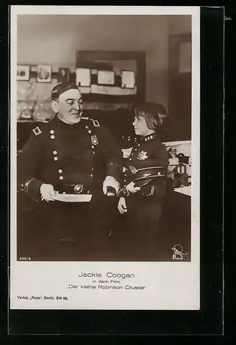 AK Schauspieler Jackie Coogan in Der kleine Robinson Crusoe