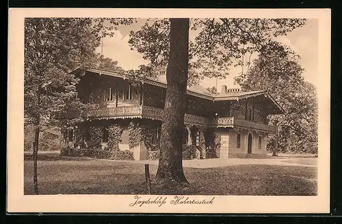 AK Joachimsthal, Jagdschloss Hubertusstock
