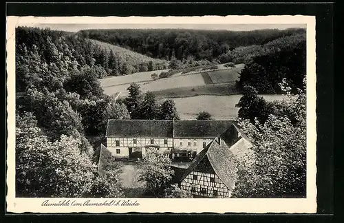 AK Weida i. Thür., Gasthaus Aumühle