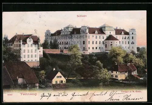 AK Tettnang, Schloss mit Nebengebäuden