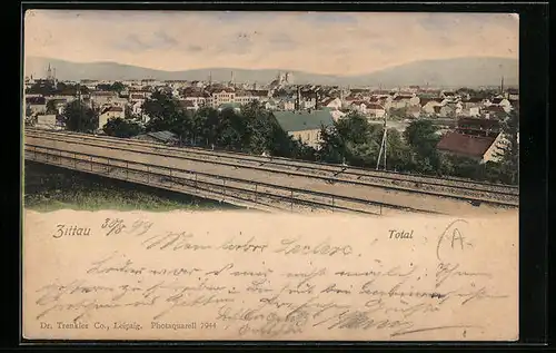 AK Zittau, Totalansicht