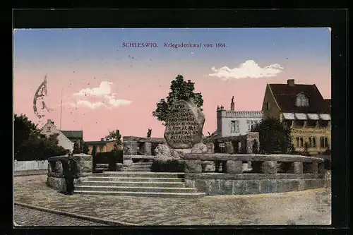 AK Schleswig, Kriegsdenkmal von 1864