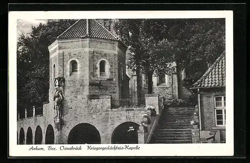 AK Ankum / Osnabrück, Kriegergedächtnis-Kapelle