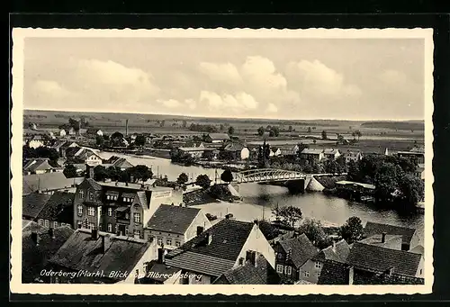 AK Oderberg /Mark, Blick vom Albrechtsberg
