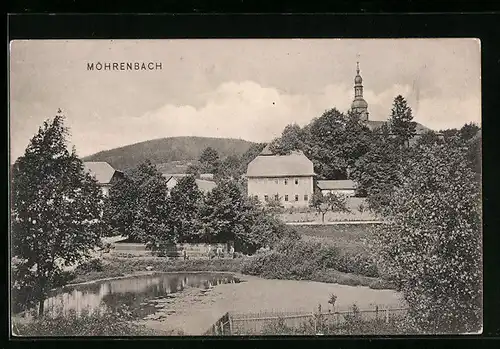 AK Möhrenbach, Partie am Teich
