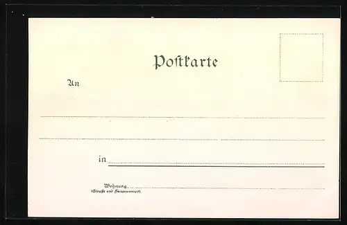 Lithographie Halle a. S., Alte Promenade, Leipziger Thurm, Ruine Giebichenstein