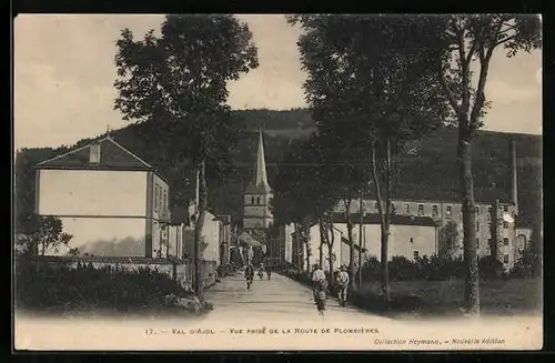 AK Val D`Ajol, Vue prise de la Route de Plombières