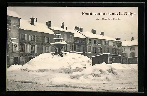 AK Remiremont, Place de la Courtine