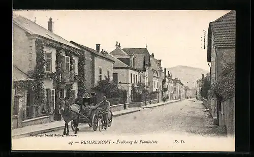 AK Remiremont, Faubourg de Plombières