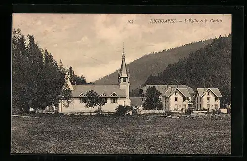AK Kichompré, l`Église et les Chalets