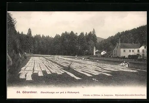 AK Gérardmer, Blanchissage sur pré à Kichompré