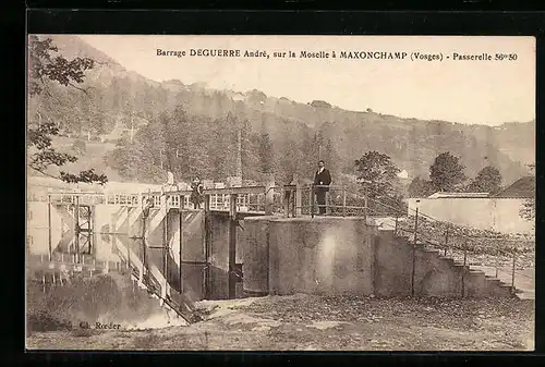 AK Maxonchamp, Barrage Degueree André, Passerelle