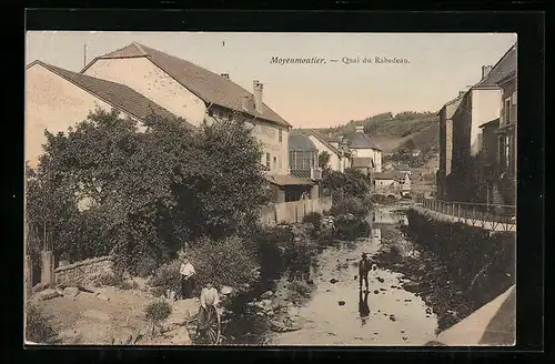 AK Moyenmoutier, Quai du Rabadeau