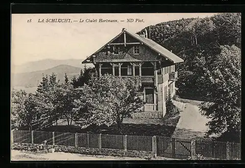 AK La Schlucht, le Chalet Hartmann