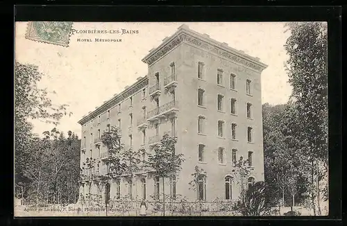 AK Plombières-les-Bains, Hotel Métropole